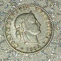 Svizzera,20 rappen 1894