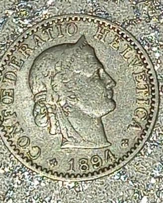 Svizzera,20 rappen 1894