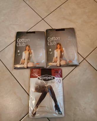 Set collant 50 den,no stress, pompea, Franzoni