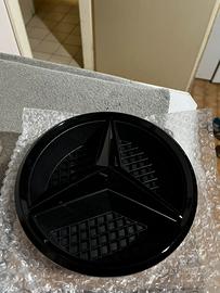 logo mercedes full black 3D