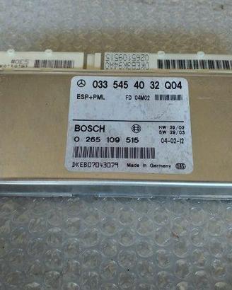 Centralina ESP Mercedes SL r230 cod:0265109515
