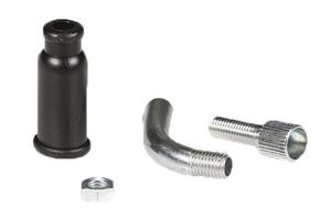 Curvetta carburatore Dell'Orto con registro da 70 