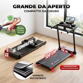 YM Tapis Roulant Salvaspazio 12 km/h,