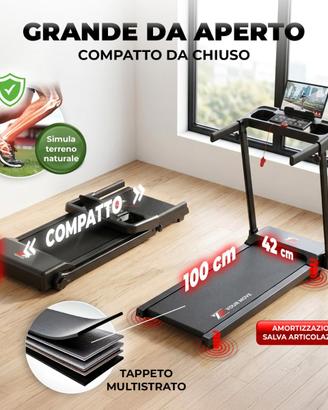 YM Tapis Roulant Salvaspazio 12 km/h,