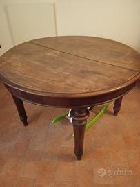 Tavolo Noce 800 con allunghi