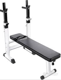 Panca Piana Physionics con Supporto Bilanciere