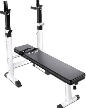 Panca Piana Physionics con Supporto Bilanciere