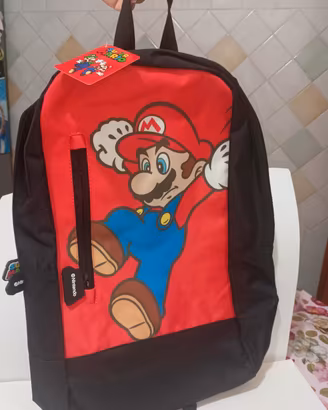 Zaino scolastico per bambini Super Mario Bros,