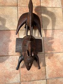 Maschera devorativa in legno