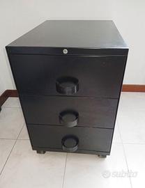 Cassettiera modernariato "Tecno" in metallo