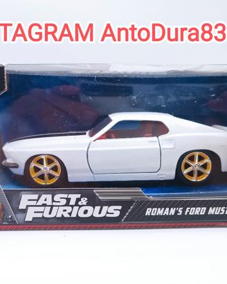 Modellino Ford Mustang Fast & Furious 