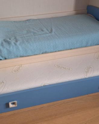letto singolo + letto a scomparsa