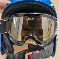 casco da sci bambino con maschera