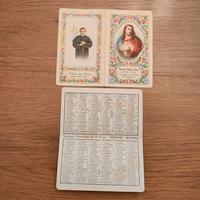 Calendarietto Religioso vintage 1949