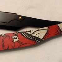 Shavette in acciaio decorato 👹 JAPAN DEMON 👺