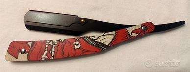 Shavette in acciaio decorato 👹 JAPAN DEMON 👺