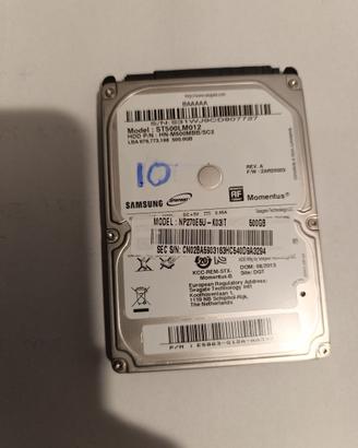 Hard Disk Interno 2,5"