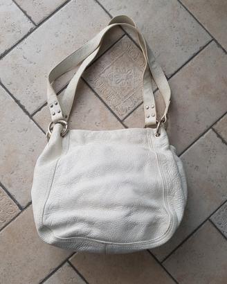 Borsa vera pelle bianca  Pelletterie Pergolesi
