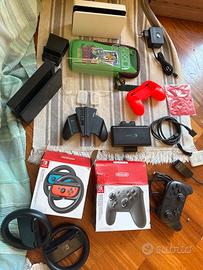 Switch 1 e 2 grip volanti power bank base tv cover