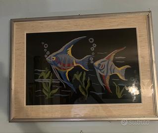 Quadro fatto a mano in lana