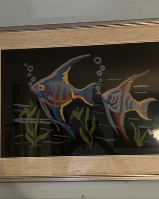 Quadro fatto a mano in lana