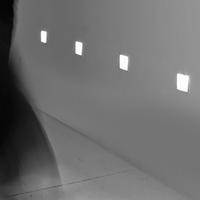 Luci da incasso a parete, segnapasso