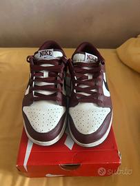 scarpe nike low rosso nere