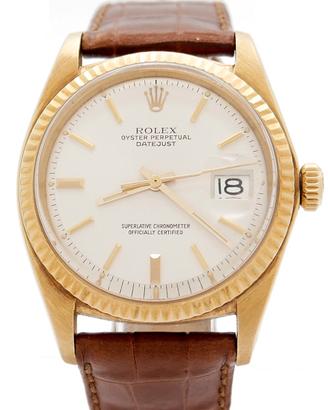 Rolex Date Just 36 ref. 1601 Automatic Oro Pelle