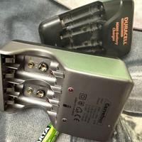 1 carica batterie per pile ricaricabili