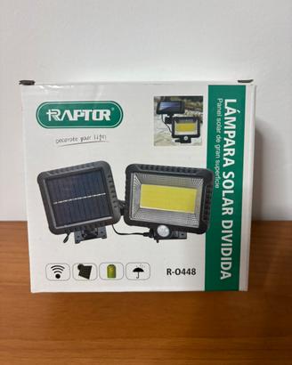 Lampada Solare a LED con Pannello