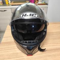 casco modulare HJC nero metallico mia.S