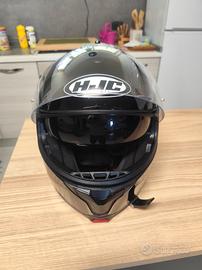 casco modulare HJC nero metallico mia.S