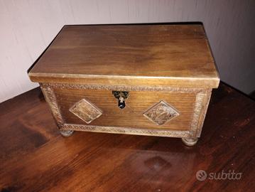 portagioie legno vintage 1950