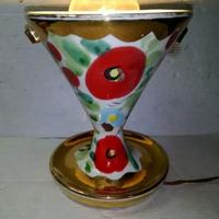 Lampada tv anni 50/60 ceramica coronetti cunardo