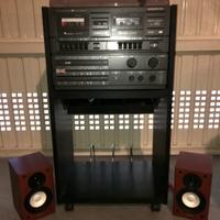Rack stereo anni 80 vintage tenuto bene