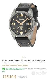 orologio Timberland cinturino in pelle 