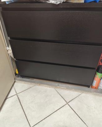 Cassettiera testa di moro 