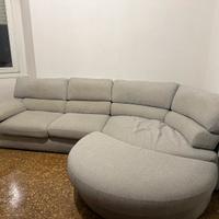 Divano angolare poltronesofà 3mt con maxi pouf