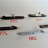 Wiking collection numero 5 navi chiatte 1:1250 blo