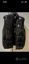 Moncler Giubotto lucido smanicato nero