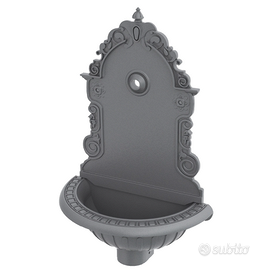 Fontana a Muro in Ghisa Stile Barocco 75cm