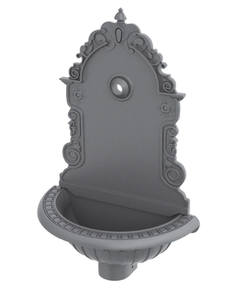 Fontana a Muro in Ghisa Stile Barocco 75cm