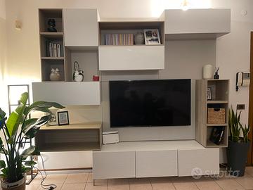 Parete TV soggiorno di design