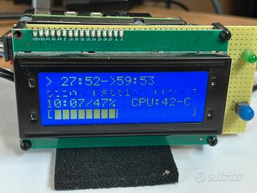 Raspberry PI 4 4G Ram, DVB-T2, NVMe , lcd 20x4,...