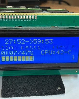 Raspberry PI 4 4G Ram, DVB-T2, NVMe , lcd 20x4,...