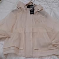 Giacca leggera GUESS con cappuccio removibile nuov