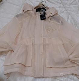 Giacca leggera GUESS con cappuccio removibile nuov