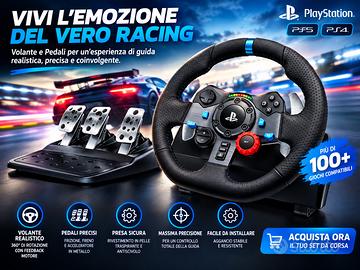 NUOVO Volante logitech G29+pedaliera