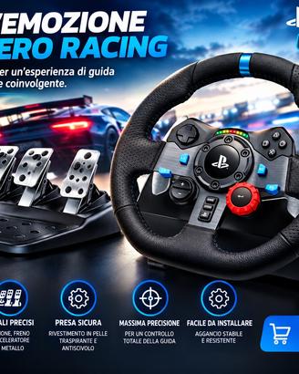 NUOVO Volante logitech G29+pedaliera