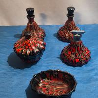 Set da Bagno in Vetro Avventurina di Murano 